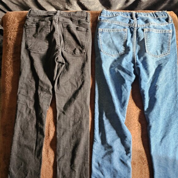 Old Navy Boys Jeans Size 14 Lot of 4 – 3 Straight, 1 Tapered Denim Bundle - Picture 4 of 6
